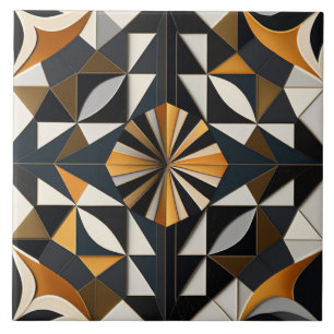Carreaux de céramique à motifs géométriques chic