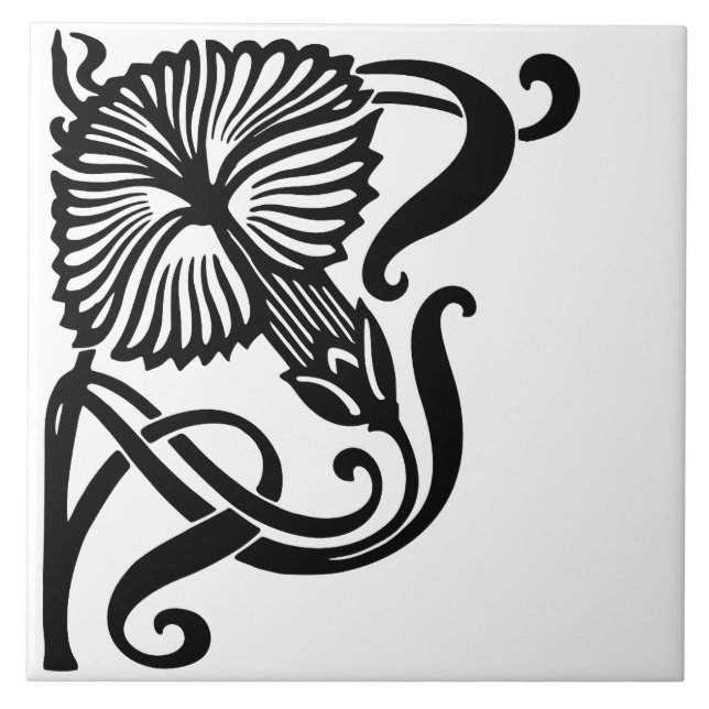 Carreaux de céramique Art Nouveau (Devant)