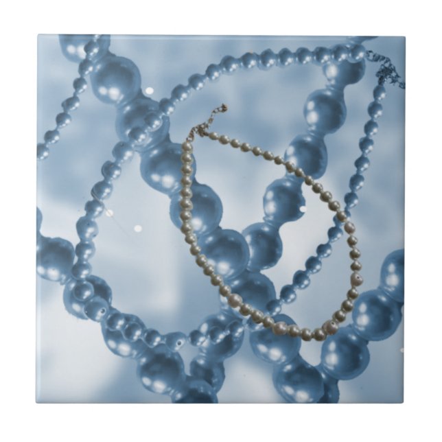 Carreaux de céramique Blue Ocean Pearl Strands (Devant)
