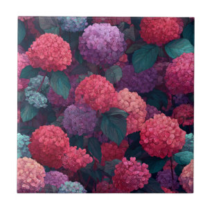 Carreaux De Céramique Chic Hydrangeas Pour Décor M