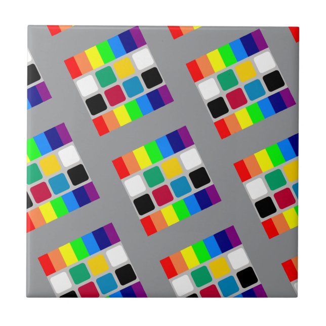 Carreaux de céramique Couleurs colorées (Devant)