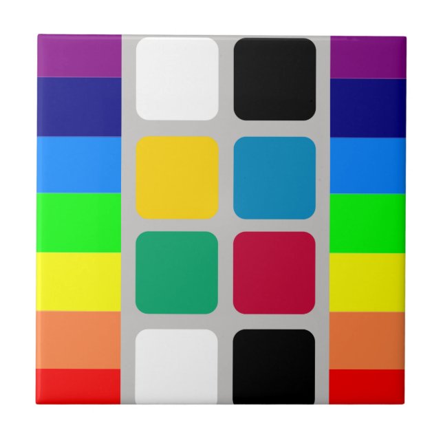 Carreaux de céramique Couleurs colorées (Devant)