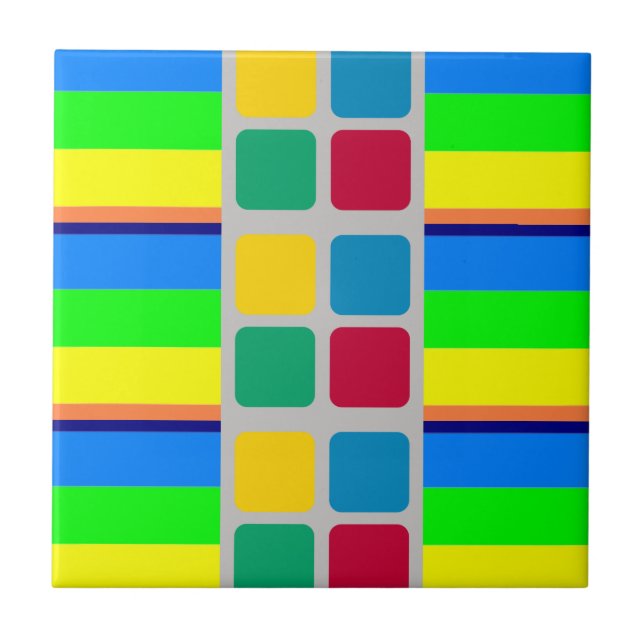 Carreaux de céramique Couleurs colorées (Devant)