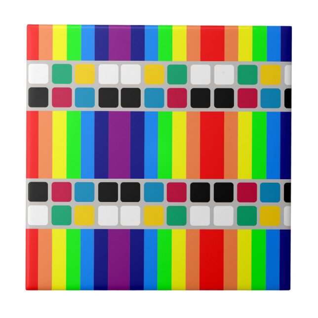 Carreaux de céramique Couleurs colorées (Devant)
