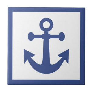 Carreaux de céramique d'Ancre nautique