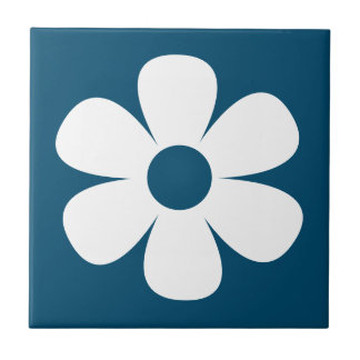 Carreaux de céramique de fleurs rétro amusants et