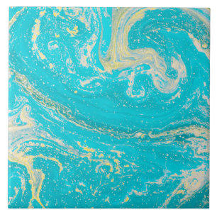 Carreaux de céramique en marbre bleu