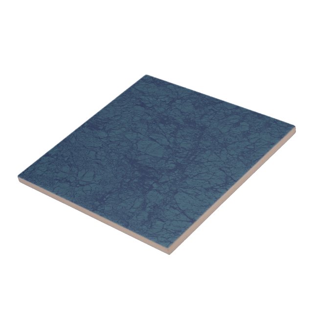 Carreaux de céramique fissurés de l'océan bleu (Côté)