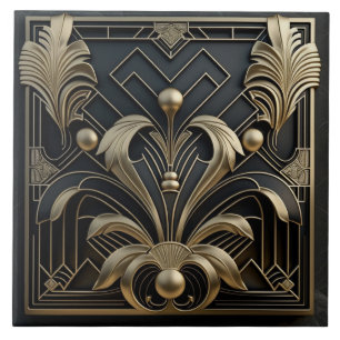 Carreaux de céramique inspirés de l'Art Déco