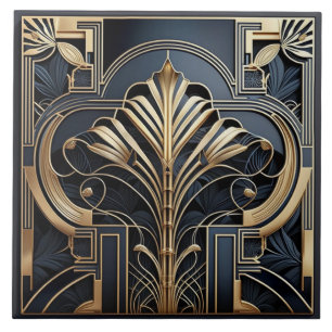 Carreaux de céramique inspirés de l'Art Déco