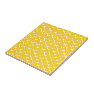 Carreaux de céramique Jaune Motif marocain