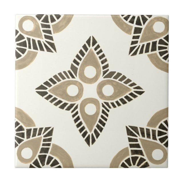 carreaux de céramique marron et tacheté (Devant)