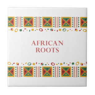 Carreaux de céramique motif africaine