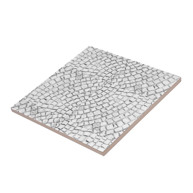 Carreaux de céramique Pavés blancs (Côté)