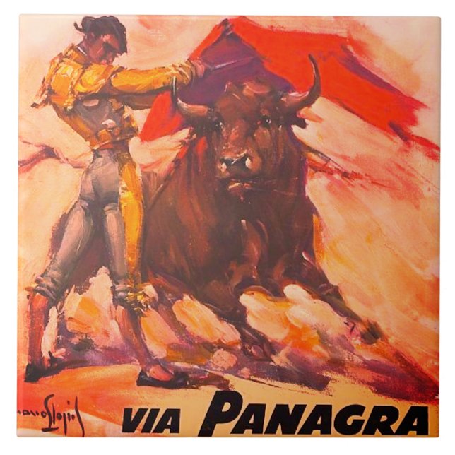 Carreaux de céramique Pérou vintage (Devant)