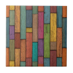 Carreaux de céramique planches de bois