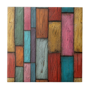Carreaux de céramique planches de bois