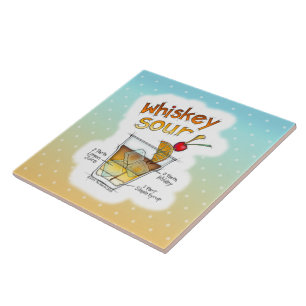 CARREAUX DE CÉRAMIQUE - RECETTE COCKTAIL WHISKEY S