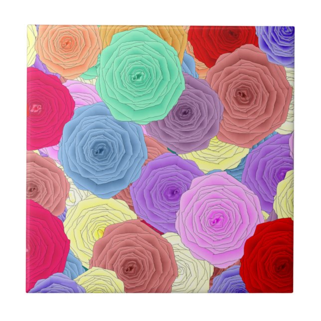 Carreaux de céramique rose (Devant)
