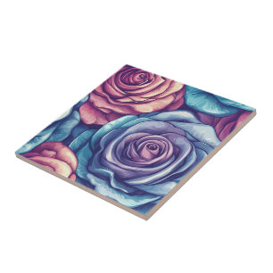 Carreaux De Céramique Rose Art Déco cool Pour Surf