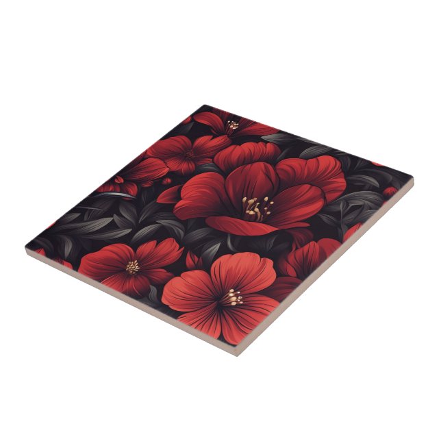 Carreaux de céramique Rose portugais classique (Côté)