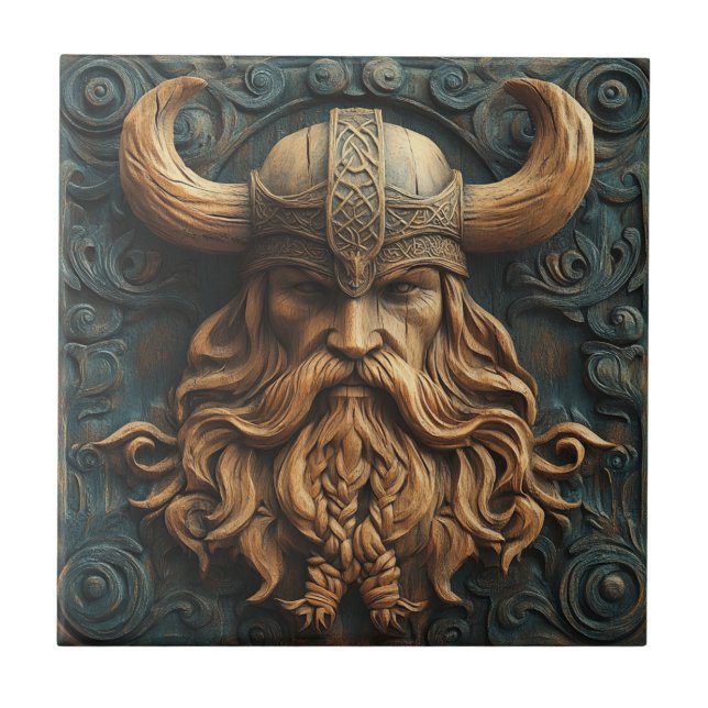Carreaux de céramique Viking 3D (Devant)