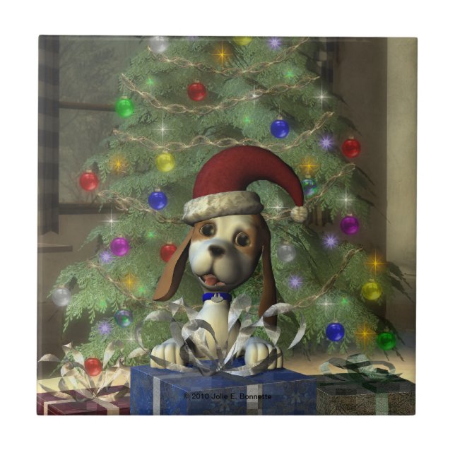 Carreaux de chiot Yule (Devant)