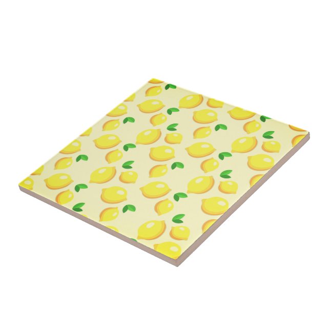 Carreaux de citron jaune (Côté)