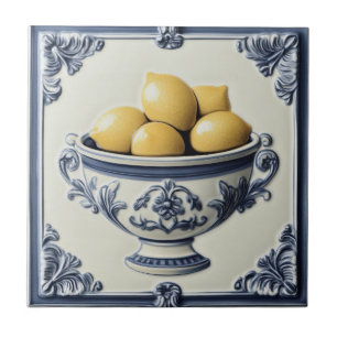 Carreaux de citron vintage Majolica