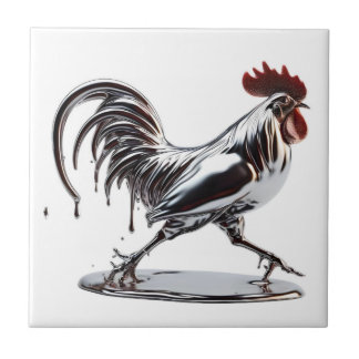 Carreaux de coq en métal liquide