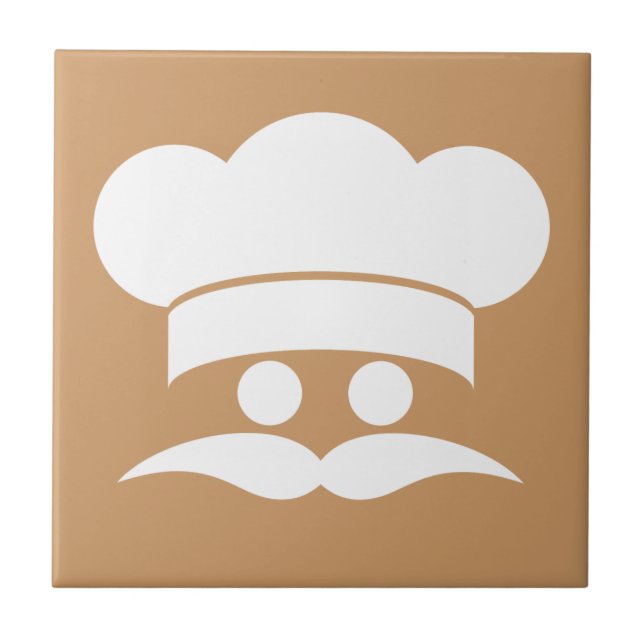 Carreaux de couleurs CHEF personnalisés (Devant)