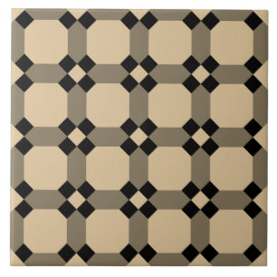 Carreaux de créme de mosaïque géométrique Repro Az
