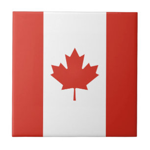 Carreaux de drapeau canadien patriotique