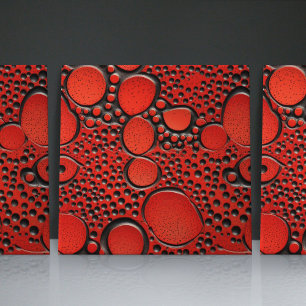 Carreaux de faïence à relief faux pointillé contem