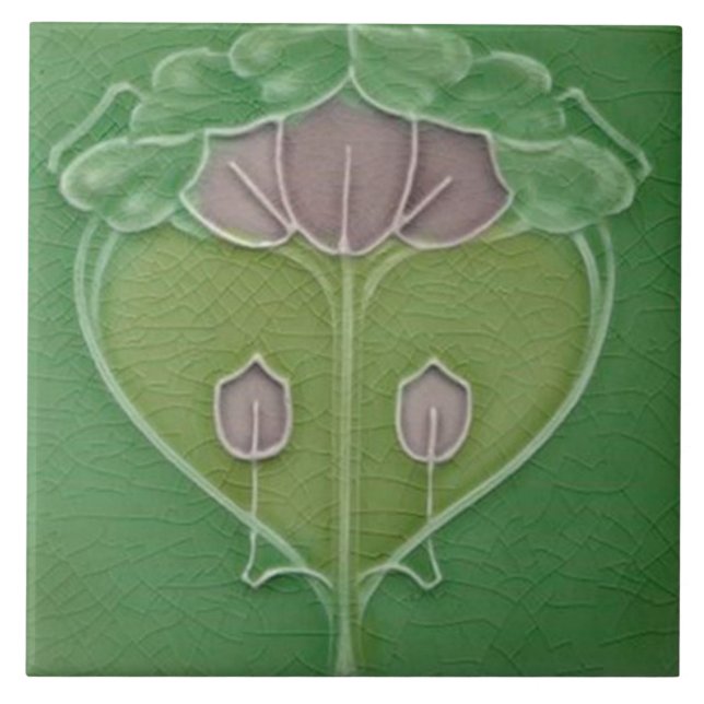 Carreaux de faïence Art Nouveau (Devant)