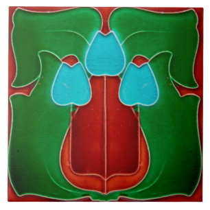 Carreaux de faïence Art Nouveau