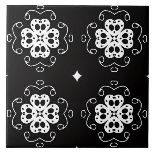 carreaux de fleurs abstraites modernes