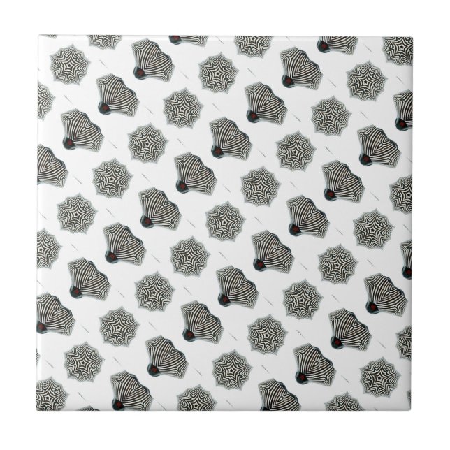 carreaux de formes noir et blanc (Devant)