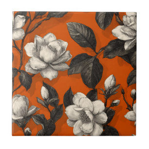 Carreaux de Gardenias de cuisine élégante pour dos