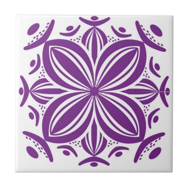 carreaux de mandala colorés (Devant)