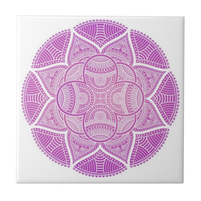 carreaux de mandala colorés (Devant)