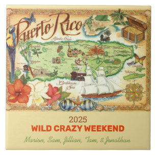 Carreaux de mémoire de Porto Rico