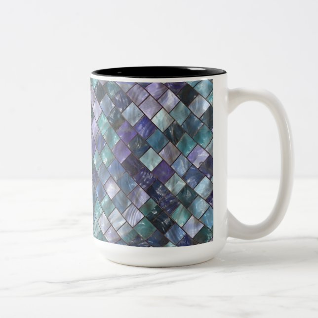 Carreaux de mosaïque moderne Motif Café Mug (Droit)