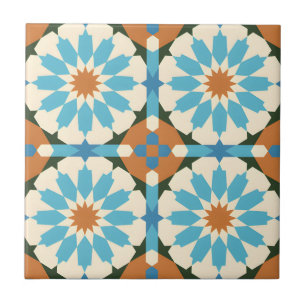 carreaux de motifs floraux modernes du moyen-orien
