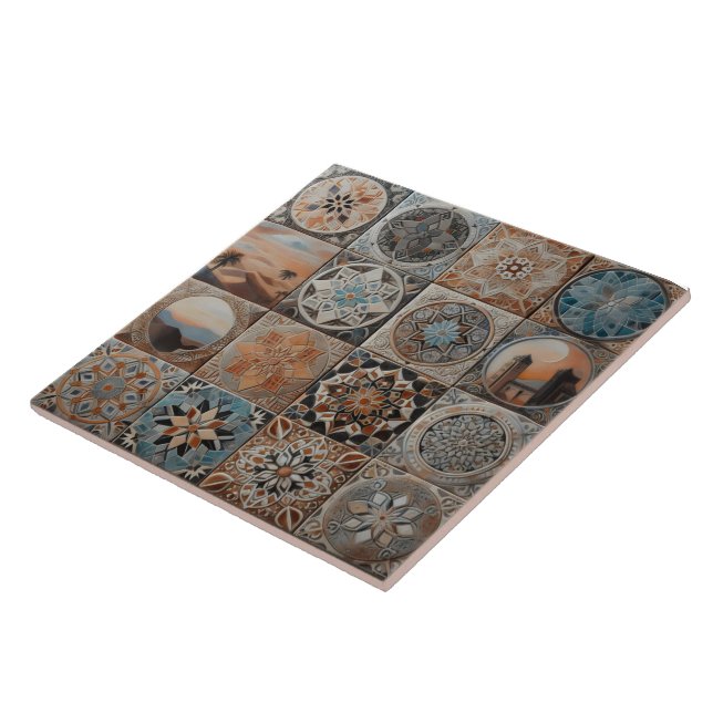 Carreaux de Motifs géométriques décoratifs (Côté)