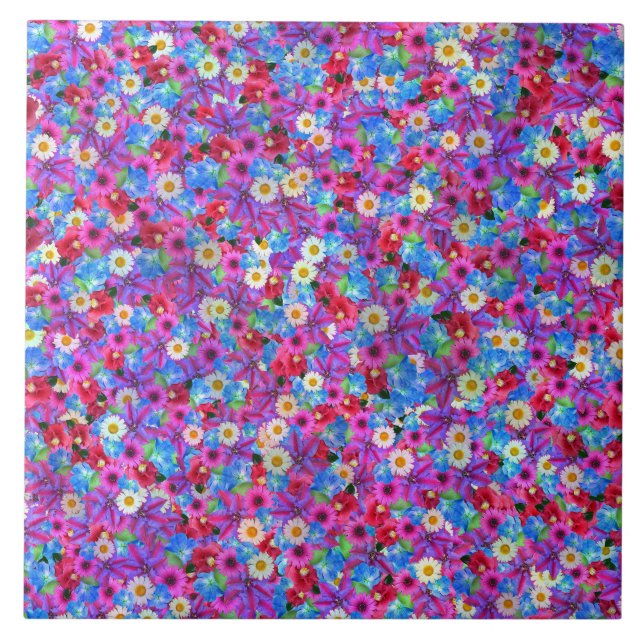 carreaux de pâquerettes printanières (Devant)