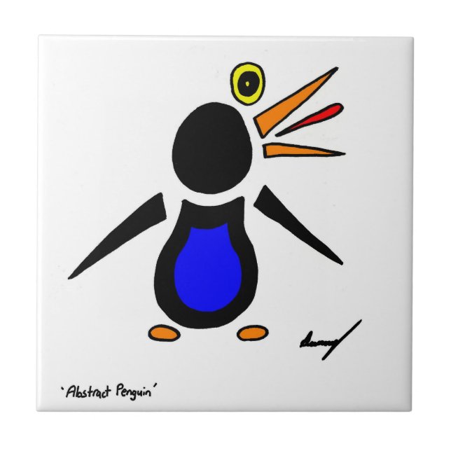 Carreaux de pingouin Abstraits (Devant)