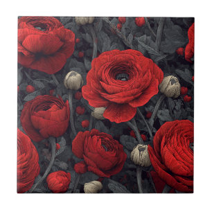 Carreaux de Ranunculus marocains cool pour salle d