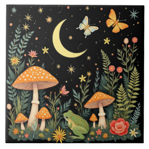 Carreaux de sol décoratifs Magie de la forêt