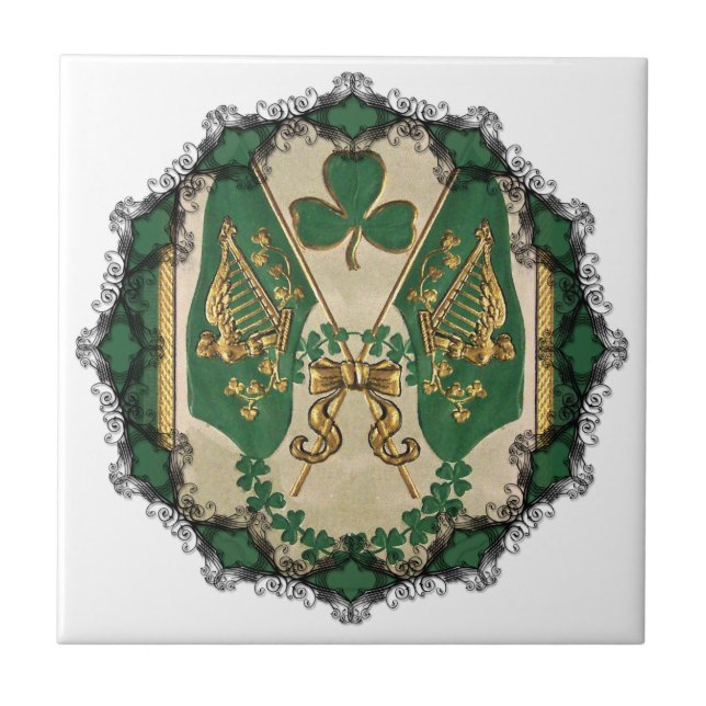 Carreaux de vœux de la Saint-Patrick (Devant)